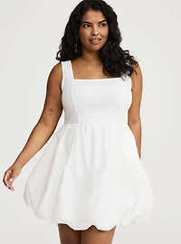 Mini Poplin Bubble Dress