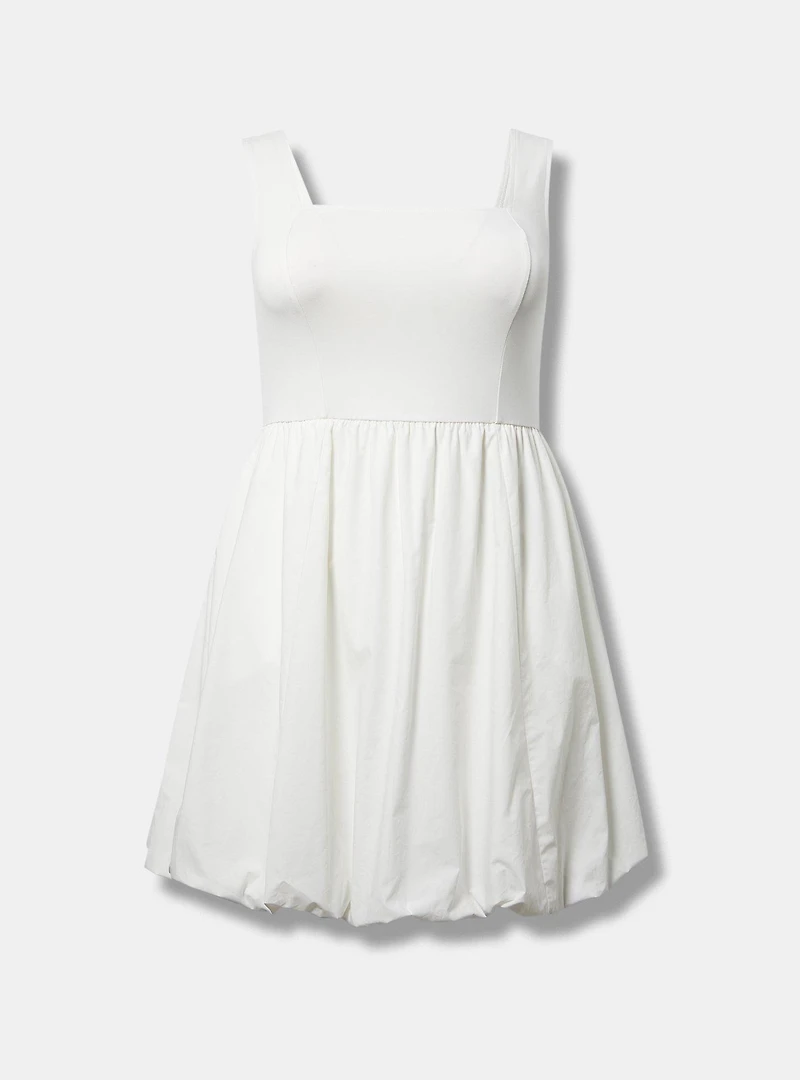 Mini Poplin Bubble Dress