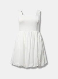Mini Poplin Bubble Dress