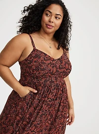 Maxi Tiered Hanky-Hem Dress