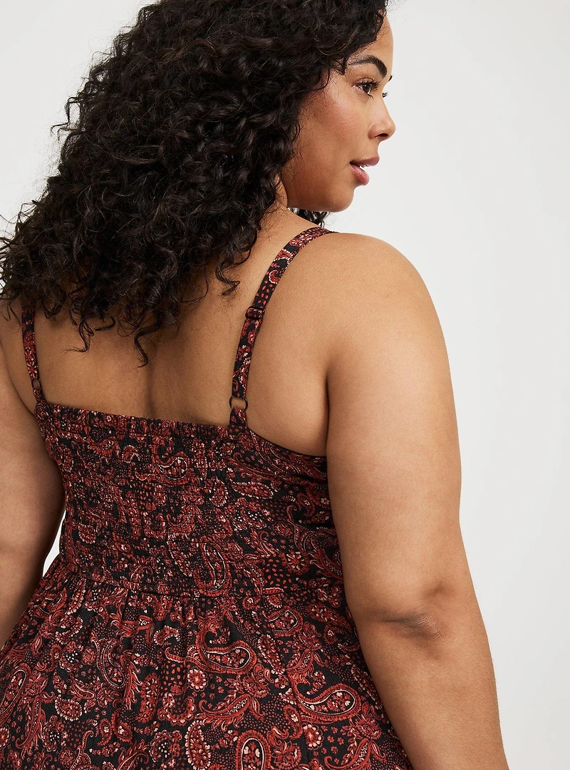 Maxi Tiered Hanky-Hem Dress
