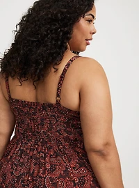 Maxi Tiered Hanky-Hem Dress