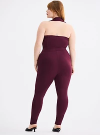 Retro Chic Halter Jumpsuit
