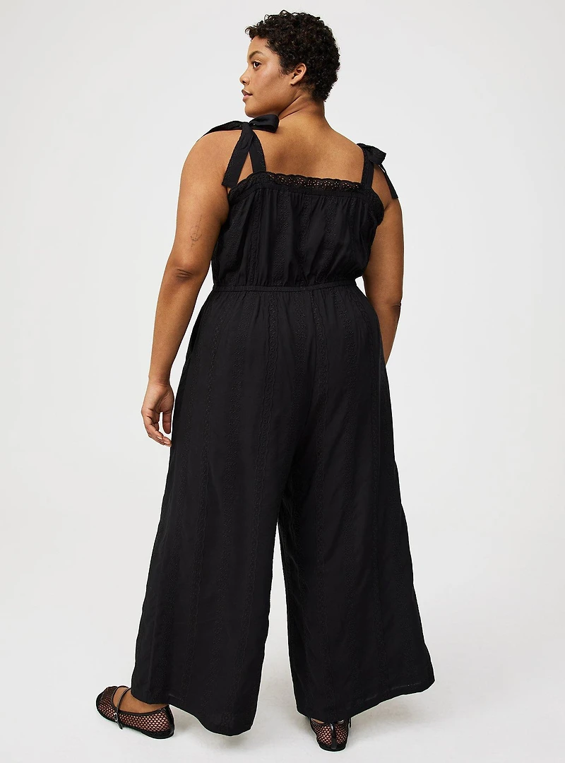 Challis Eyelet Jumpsuit