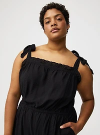 Challis Eyelet Jumpsuit