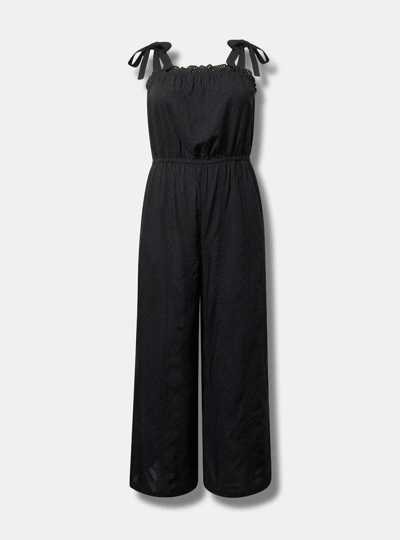 Challis Eyelet Jumpsuit