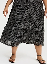 Strappy Tea Length Dress