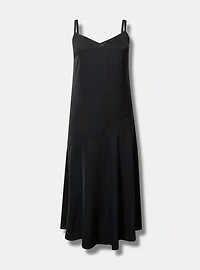 Asymmetrical Tier Slip Dress
