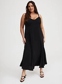 Asymmetrical Tier Slip Dress