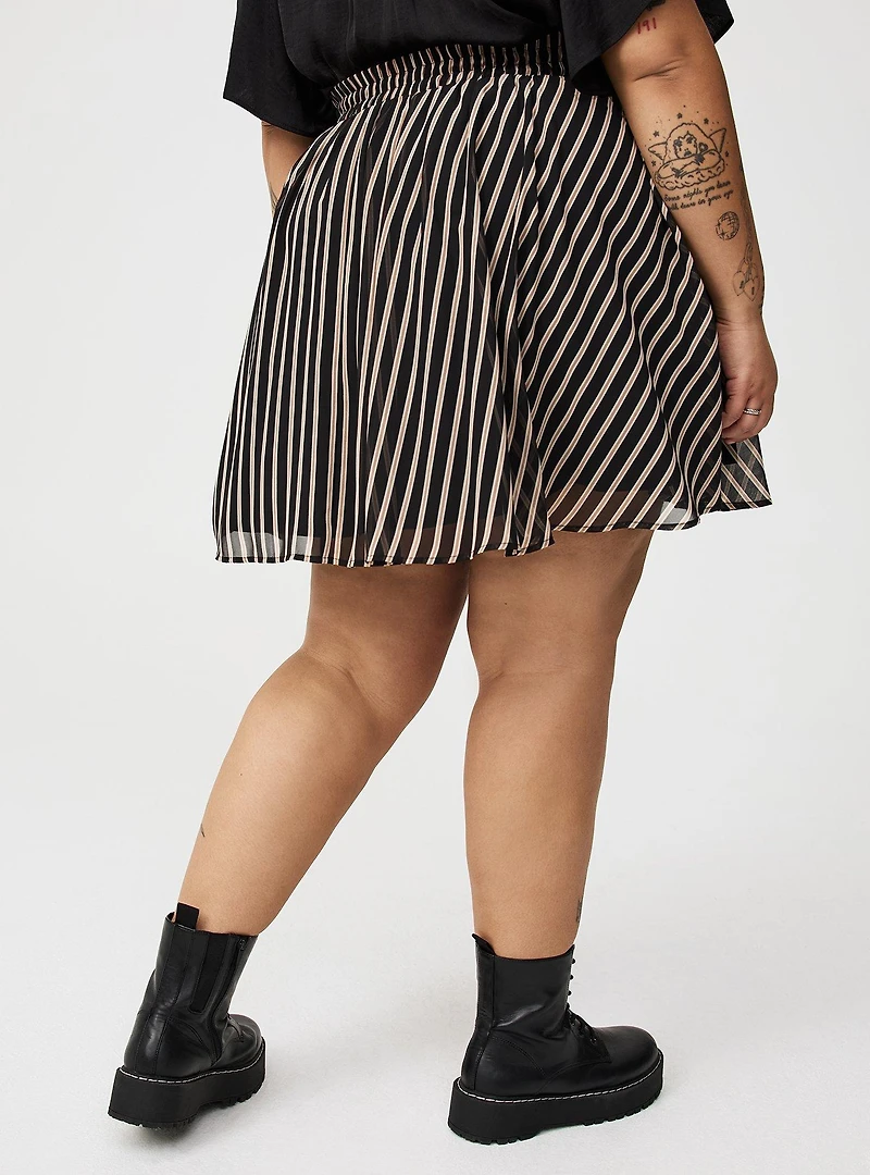 Mini Chiffon Circle Skirt