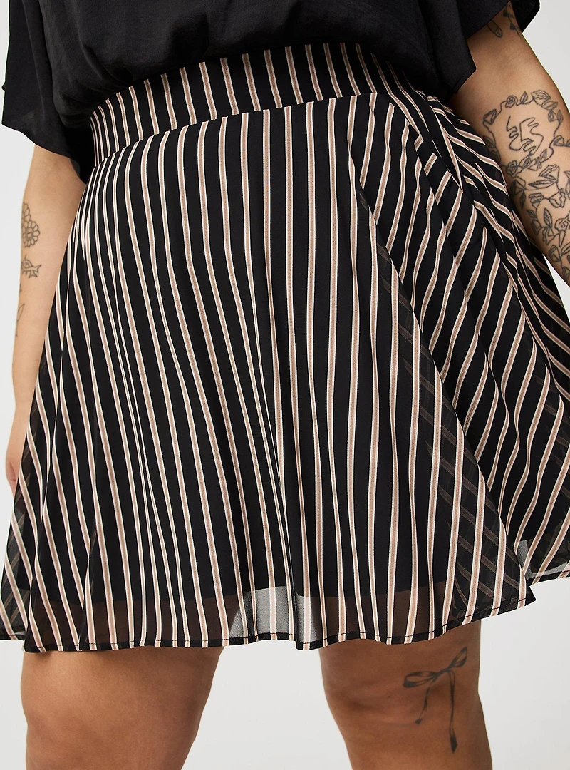 Mini Chiffon Circle Skirt