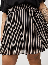 Mini Chiffon Circle Skirt