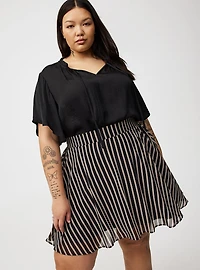 Mini Chiffon Circle Skirt
