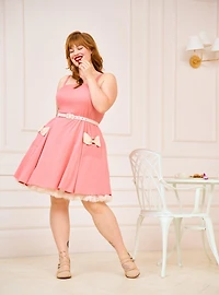 Retro Chic Fit & Flare Dress