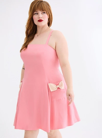 Retro Chic Fit & Flare Dress