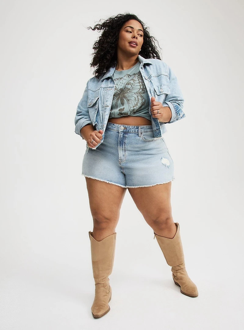 Woodstock Oversized Cotton Crew Tee