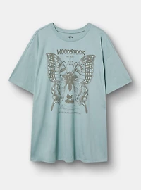 Woodstock Oversized Cotton Crew Tee