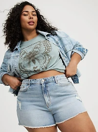 Woodstock Oversized Cotton Crew Tee