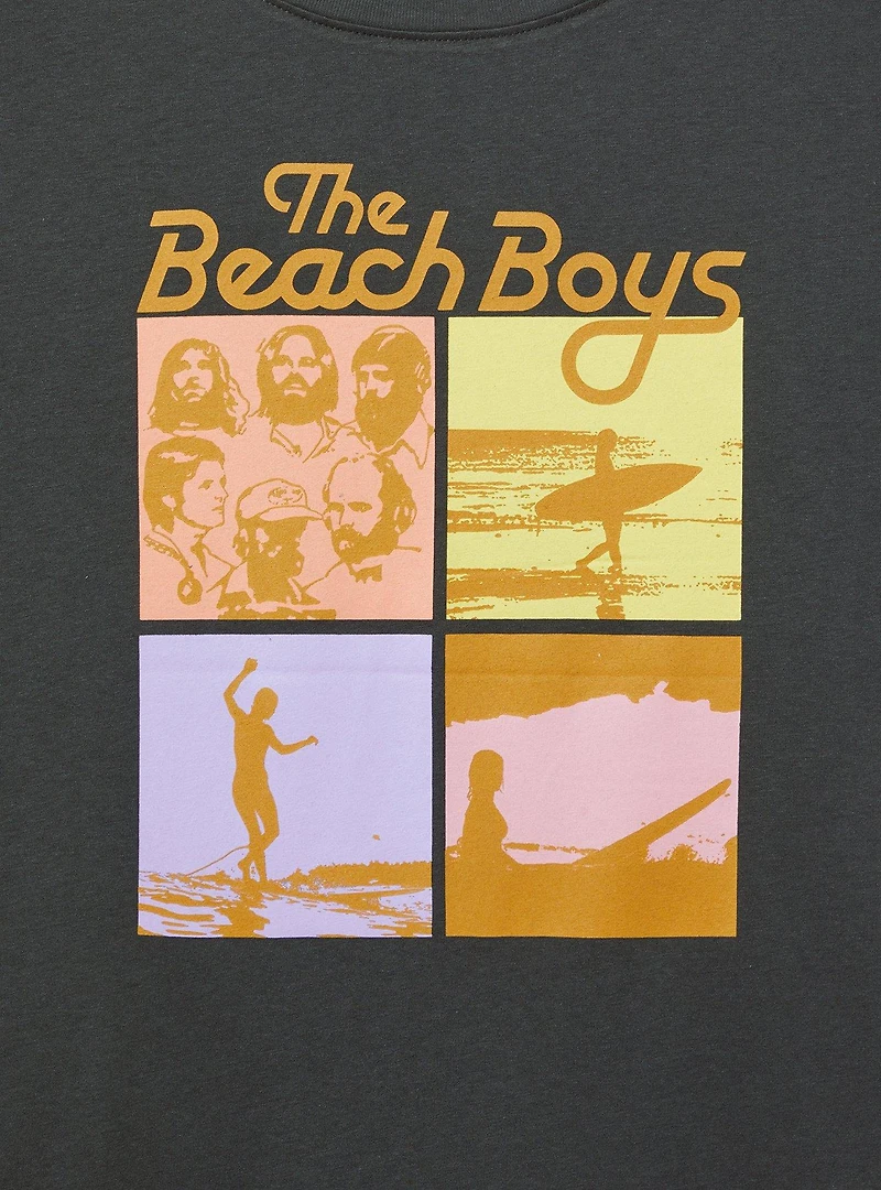 Beach Boys Classic Cotton Roll Sleeve Muscle Tank
