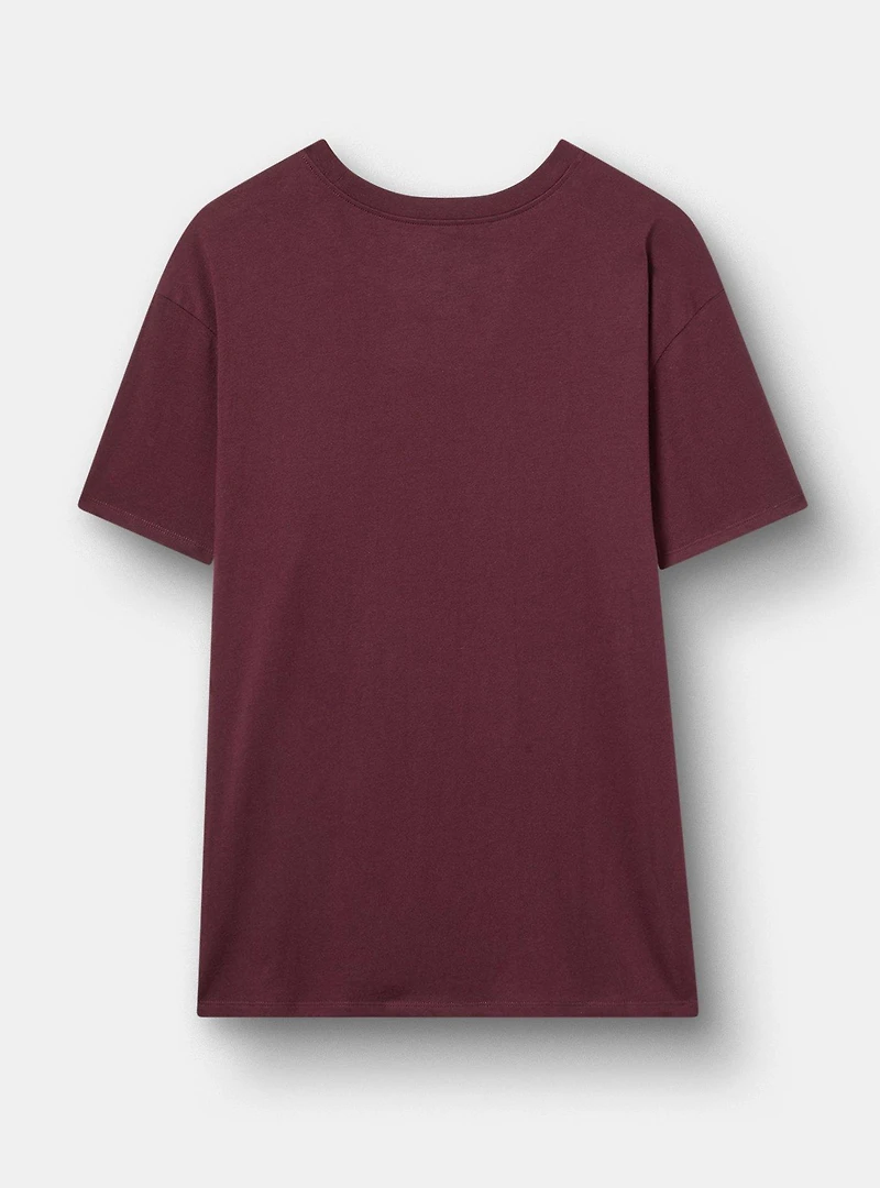 Relaxed Cotton Crew Tee