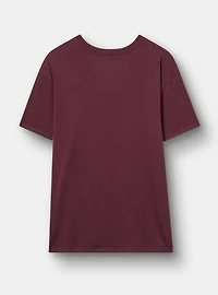 Relaxed Cotton Crew Tee