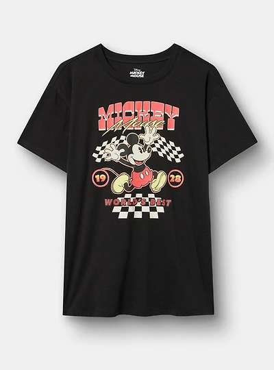 Mickey Mouse Relaxed Cotton Crew Tee