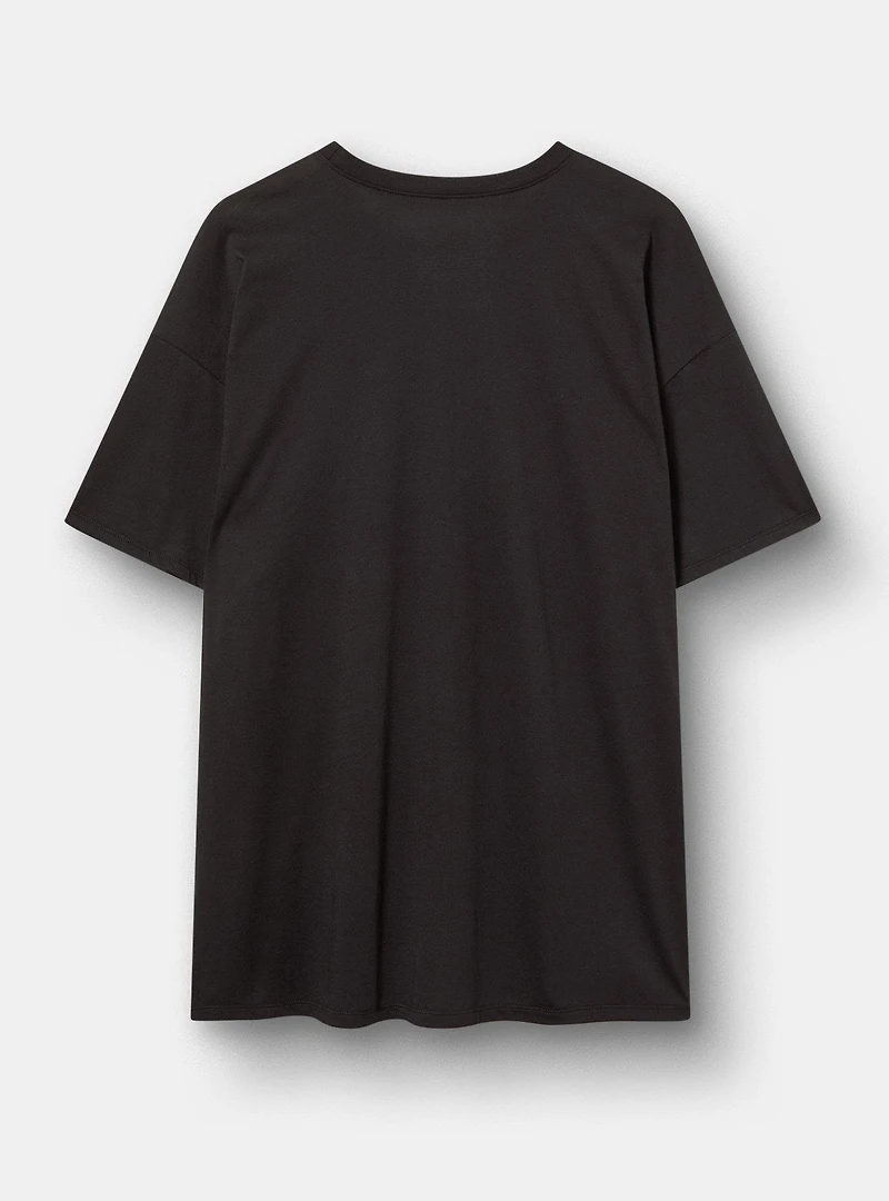 The Rolling Stones Oversized Cotton Crew Tee