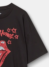 The Rolling Stones Oversized Cotton Crew Tee