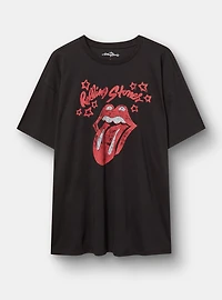 The Rolling Stones Oversized Cotton Crew Tee