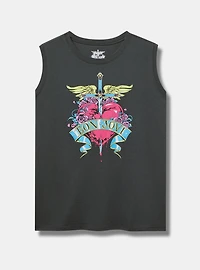 Bon Jovi Relaxed Cotton Crew Tank