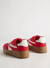 Lace-Up Platform Sneaker