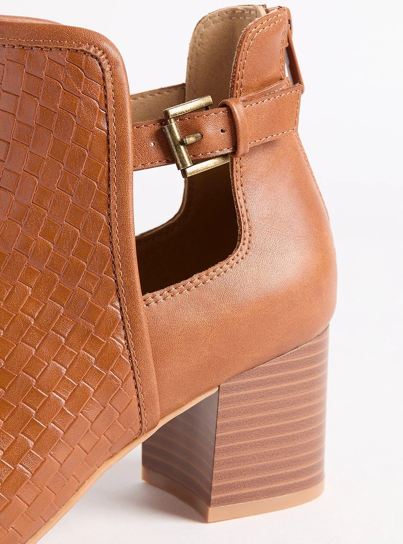 Woven Peep Toe Heel (WW