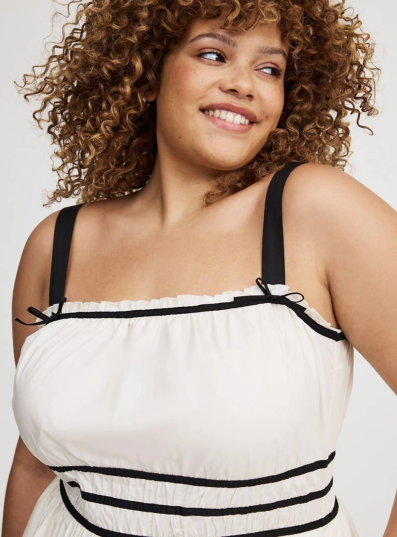 Mini Poplin Dress