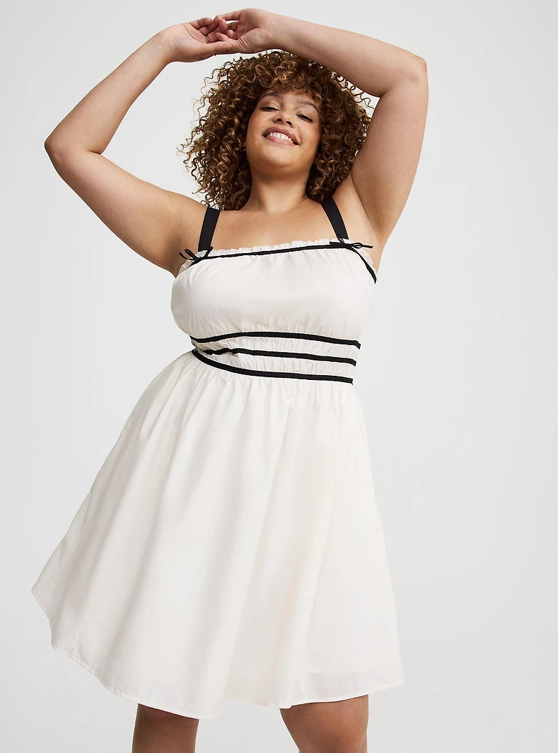 Mini Poplin Dress