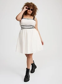 Mini Poplin Dress