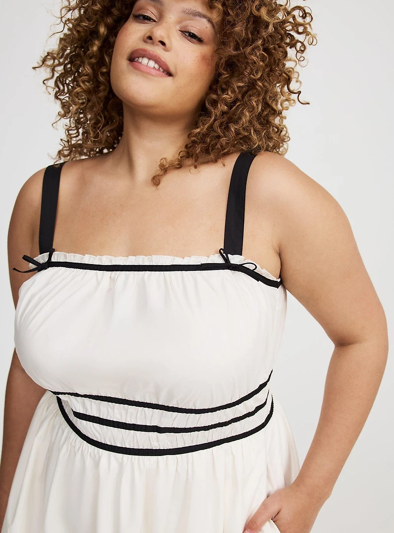 Mini Poplin Dress