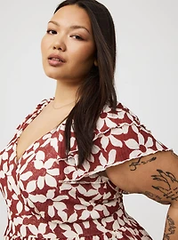 Double Flutter Sleeve Romper