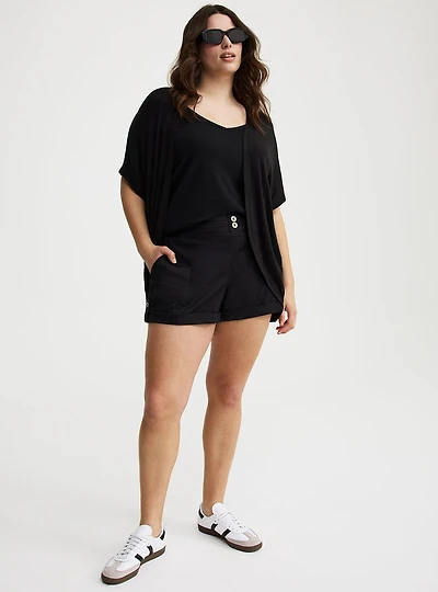 3.5'' Stretch Poplin Utility Short