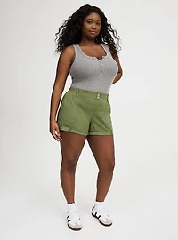 3.5'' Stretch Poplin Utility Short