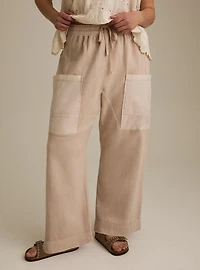 Festi Pull-On Slouchy Straight Leg Pant
