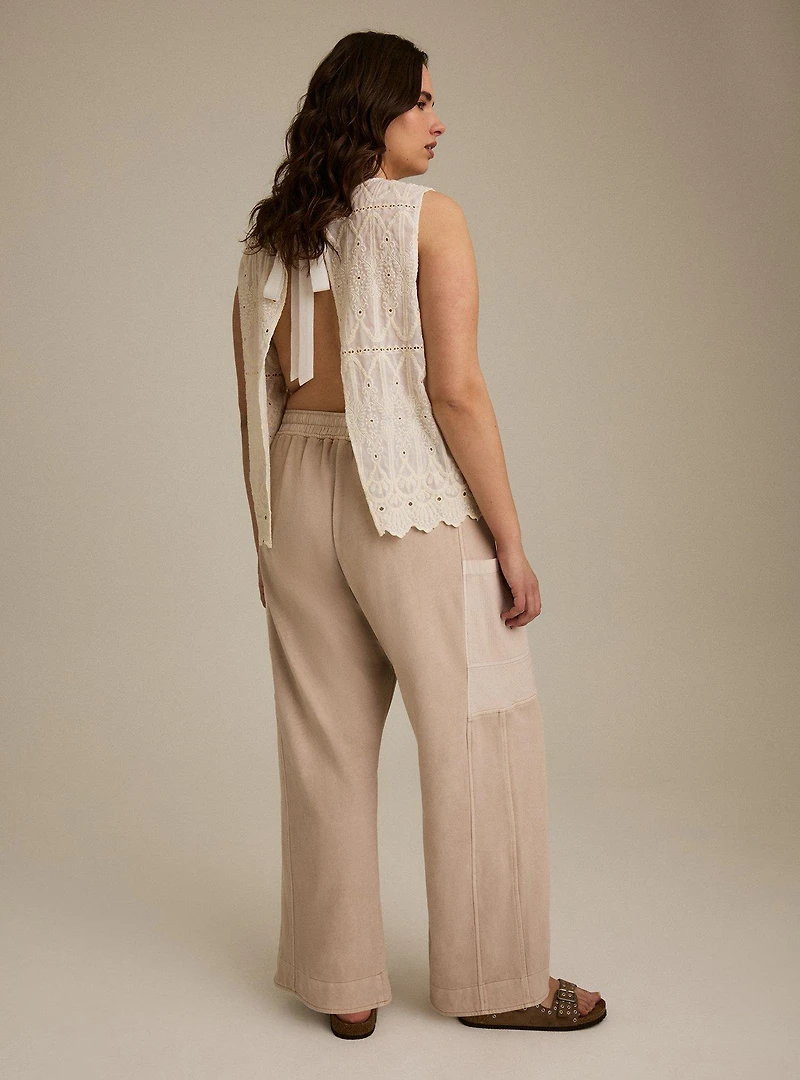 Festi Pull-On Slouchy Straight Leg Pant