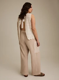 Festi Pull-On Slouchy Straight Leg Pant