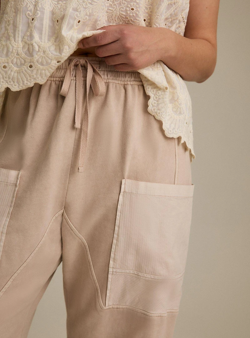 Festi Pull-On Slouchy Straight Leg Pant