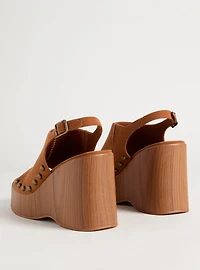 Peep-Toe Platform Wedge (WW