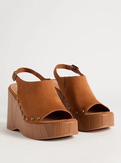 Peep-Toe Platform Wedge (WW