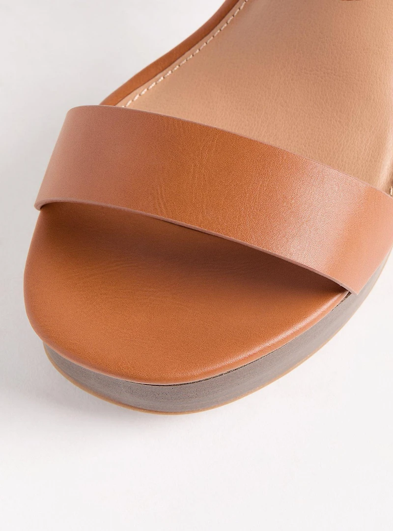 Dual Strap Wood Block Heel (WW