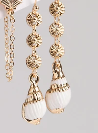 Shell Linear Earring Set