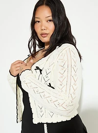 LoveSick Dainty Bow Cardigan