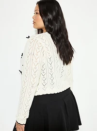 LoveSick Dainty Bow Cardigan