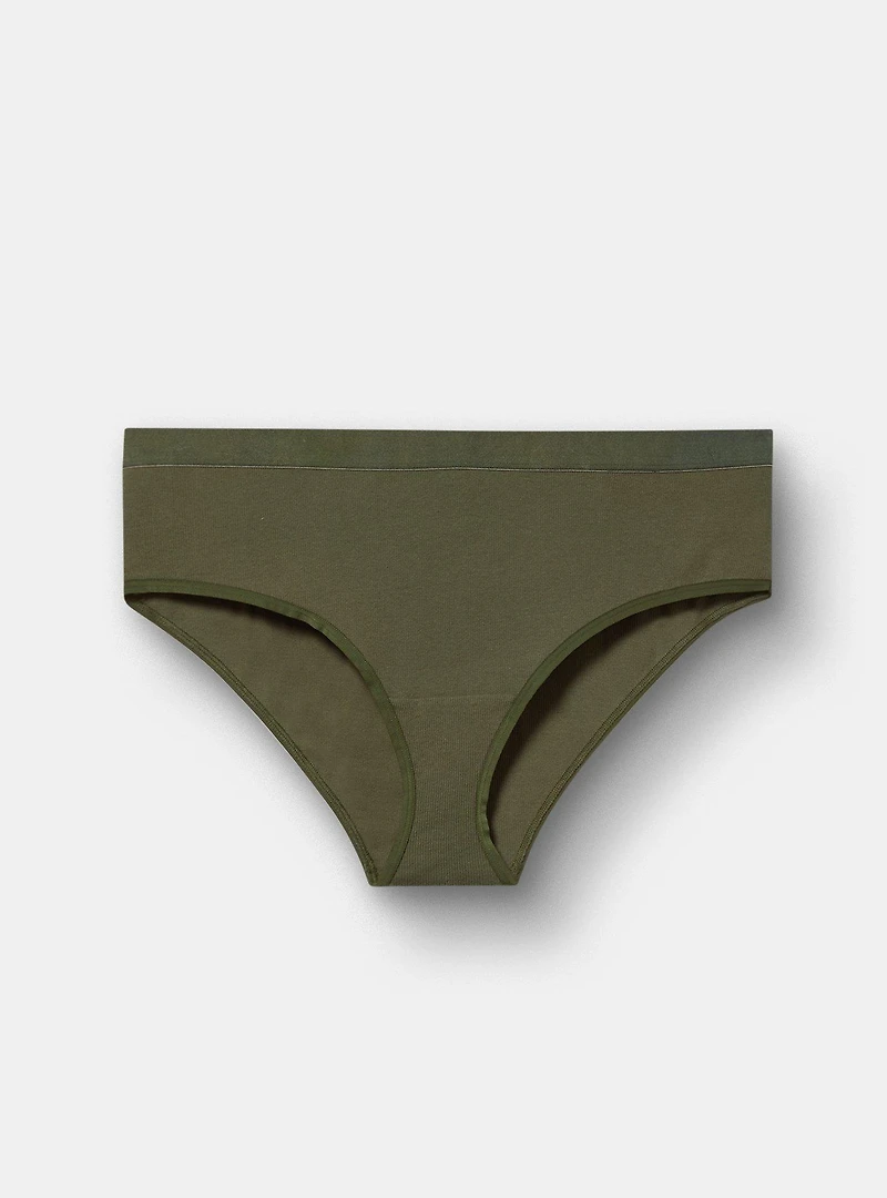 Cotton Mid-Rise Hipster Panty